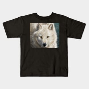 Arctic Wolf or Gray Wolf Kids T-Shirt